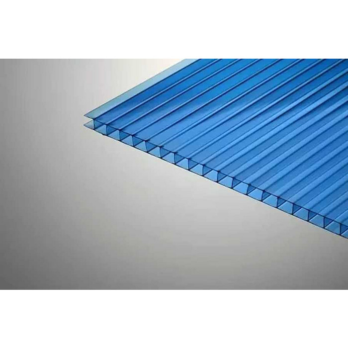 Сотовый поликарбонат 25 мм BORREX синий 2100х12000 мм